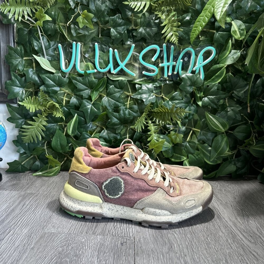 Men’s Satorisan Chacrona Premium Leaf Project Shoes Sneakers Sz 42 EU Sz 9 US